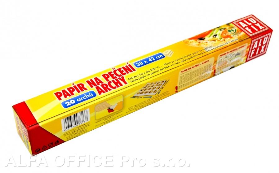 Papír na pečení Alufix - archy 38 x 42 cm / 20 ks