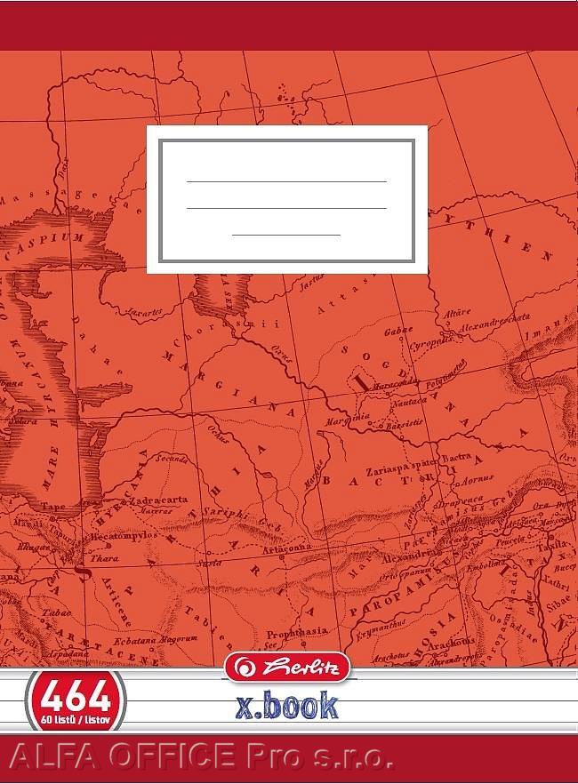 Sešit školní Herlitz Premium 464 - A4 / linka / 60 listů