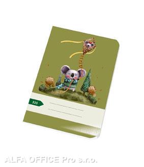Sešit školní ŠKOLÁČEK 525 / 20 listů / A5 / čtvereček