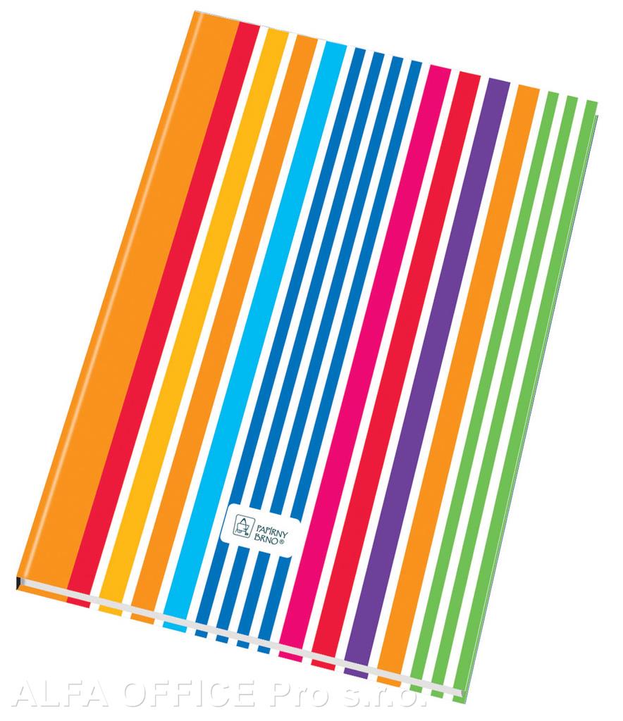 Kniha záznamní šitá Papírny Brno - A4 / linka / 192 listů