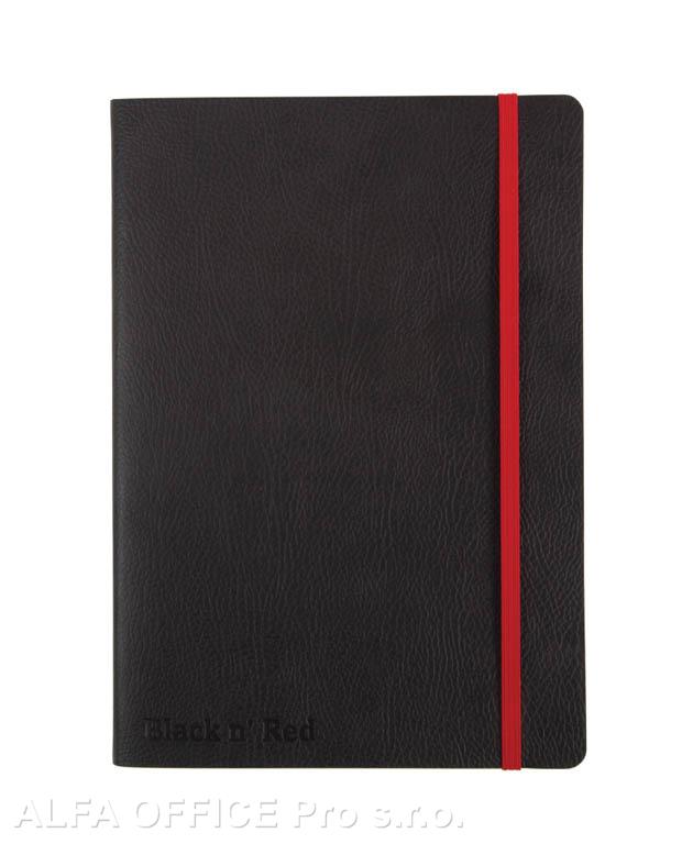Zápisník Oxford Black n'Red mix - A5 / linka / 72 linka
