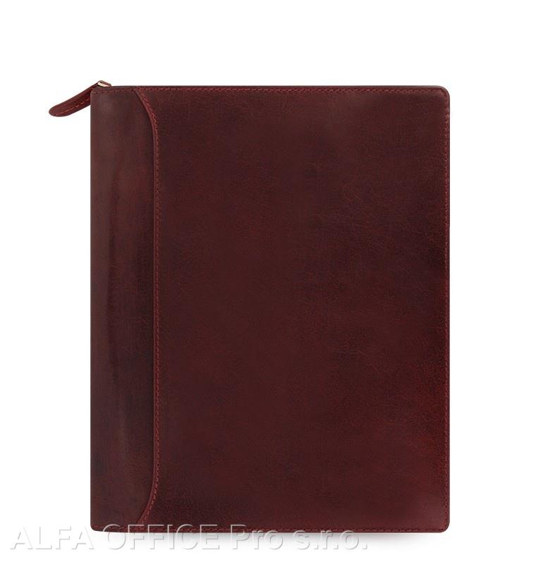 Filofax Lockwood ZIP A5 týdenní rubínová
