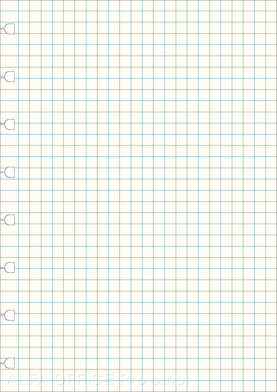 Náhradní listy Filofax Notebook - A5 / čtvereček