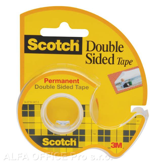 Lepicí páska oboustranná Scotch s odvíječem - 12 mm x 6,3 m