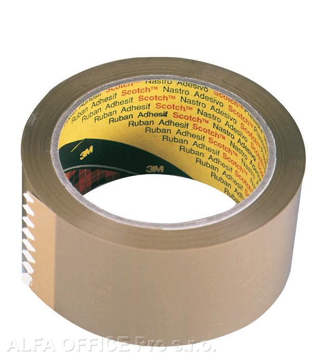 Balicí pásky - 50 mm x 66 m / hnědá