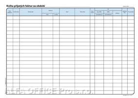 Optys 1009 kniha faktur přijatých 32 listů A4