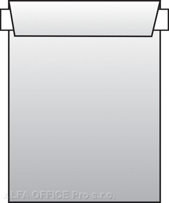 Obchodní tašky C4 samolepicí recyklované s krycí páskou - 250 ks