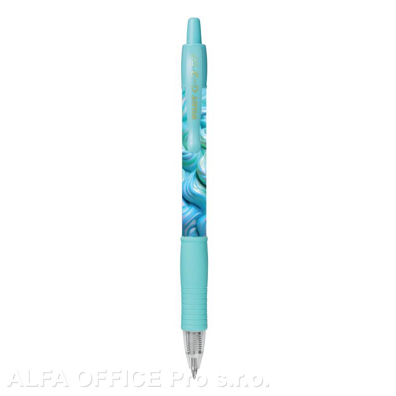 Gelový roller Pilot G-2 Flow 0,7 - modrá / modrá náplň