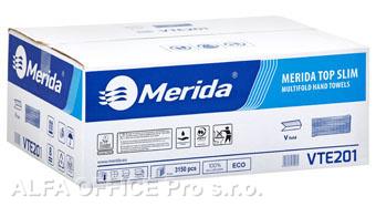 Papírové ručníky skládané Z-Z TOP SLIM bílé / 2-vrstvé / 175 ks