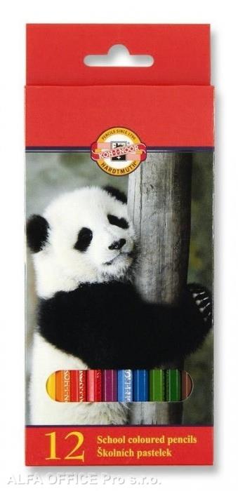 Pastelky Koh-i-noor Veselé dlouhé / 12ks