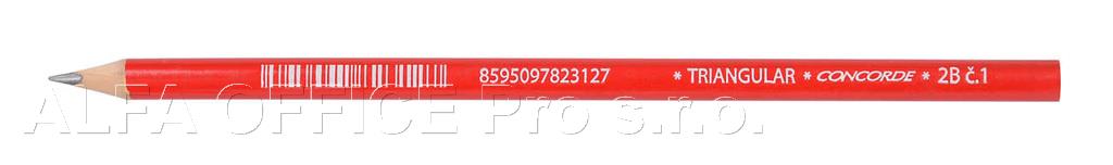 Tužka CONCORDE trojhranná - č.1 / 2B