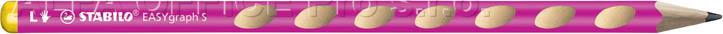 Tužka STABILO® EASYgraph Slim - HB / pro leváky / růžová