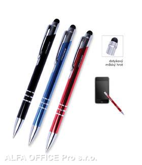 Kuličkové pero Concorde Soft se stylusem - barevný mix