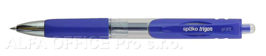 Gelové pero Spoko Trigon - modrá