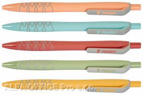 Kuličkové pero Melody - pastelový mix