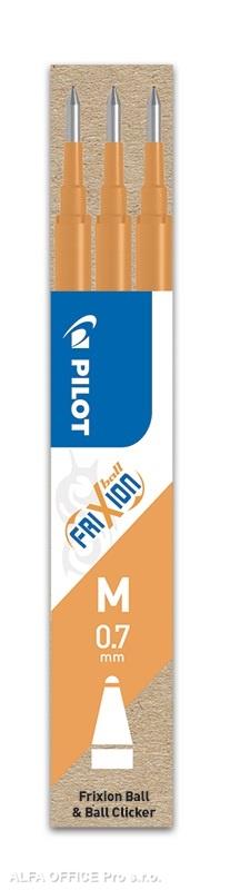Náplň Pilot FriXion 0,7 - oranžová / 3 ks