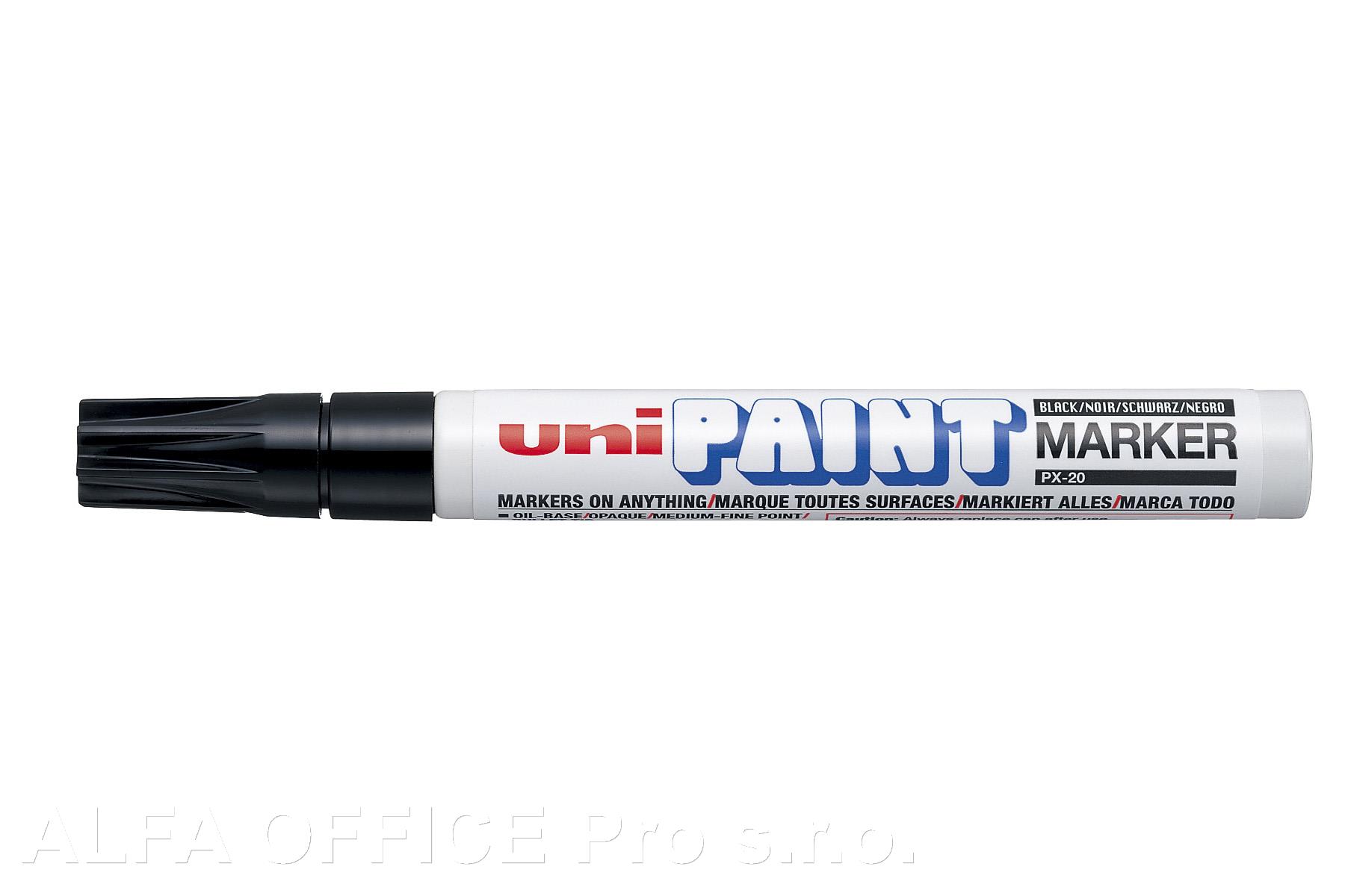 Popisovač UNI PAINT PX-20 lakový Medium / černá