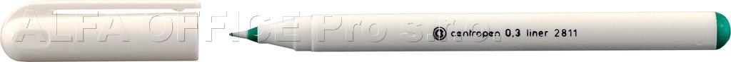 Liner Centropen 2811 F / zelená