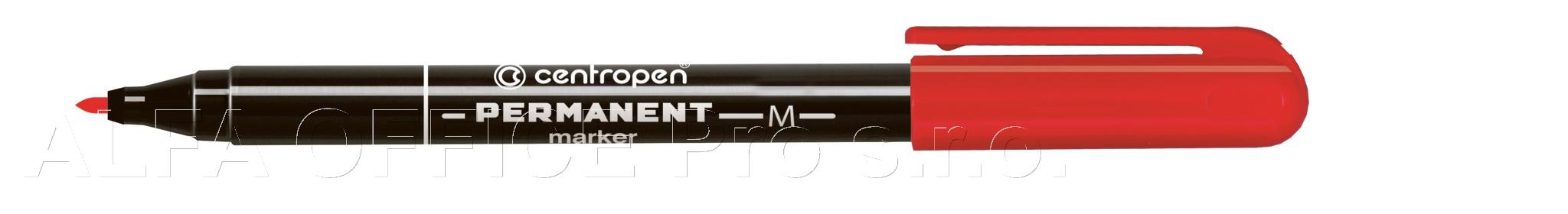Popisovač Centropen Permanent 2846 / červená