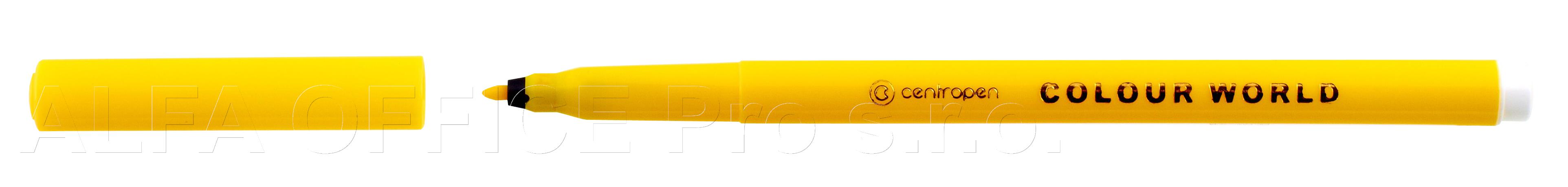 Popisovač Centropen 7550 / žlutá