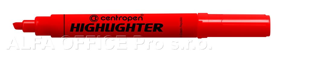 Zvýrazňovač Centropen HIGHLIGHTER 8552 / červená