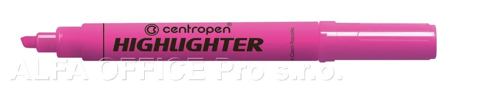 Zvýrazňovač Centropen HIGHLIGHTER 8552 / růžová