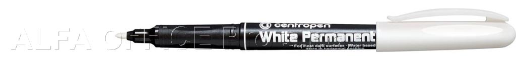 Popisovač Centropen Permanent White 2686 / bílá