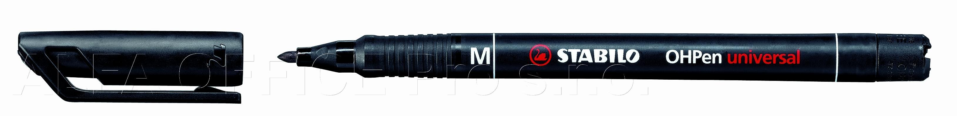Popisovač STABILO® OHPen universal - černá / M