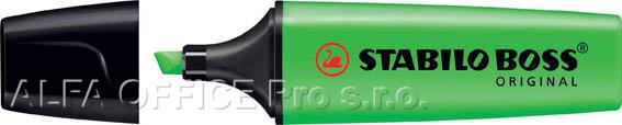 Zvýrazňovač STABILO® BOSS ORIGINAL / zelená