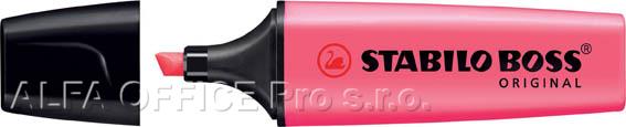 Zvýrazňovač STABILO® BOSS ORIGINAL / růžová