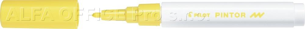 Popisovač Pilot Pintor F / žlutá