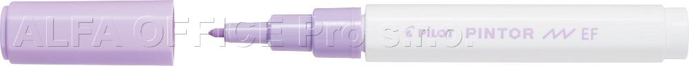 Popisovač Pilot Pintor EF / pastelově fialová