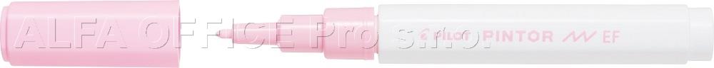 Popisovač Pilot Pintor EF / pastelově růžová