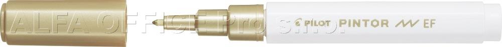 Popisovač Pilot Pintor EF / zlatá