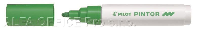 Popisovač Pilot Pintor M / světle zelená