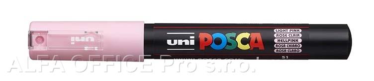 Posca popisovač / 0,7 mm - sv. růžová