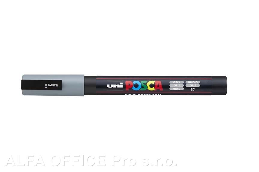 Posca popisovač / 0,9–1,3 mm - šedá