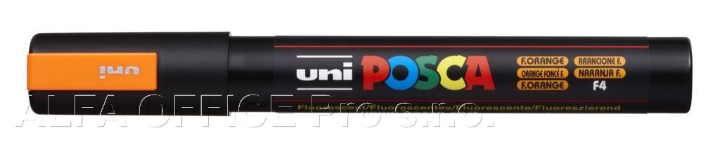 Posca popisovač / 2,5 mm - fluo-oranžová