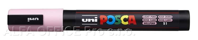 Posca popisovač / 2,5 mm - sv. růžová