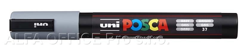 Posca popisovač / 2,5 mm - šedá
