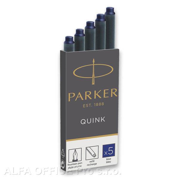 Bombičky Parker do plnicích per - modrá / 5 ks