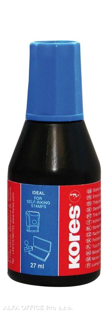 Razítkové barvy Kores - modrá