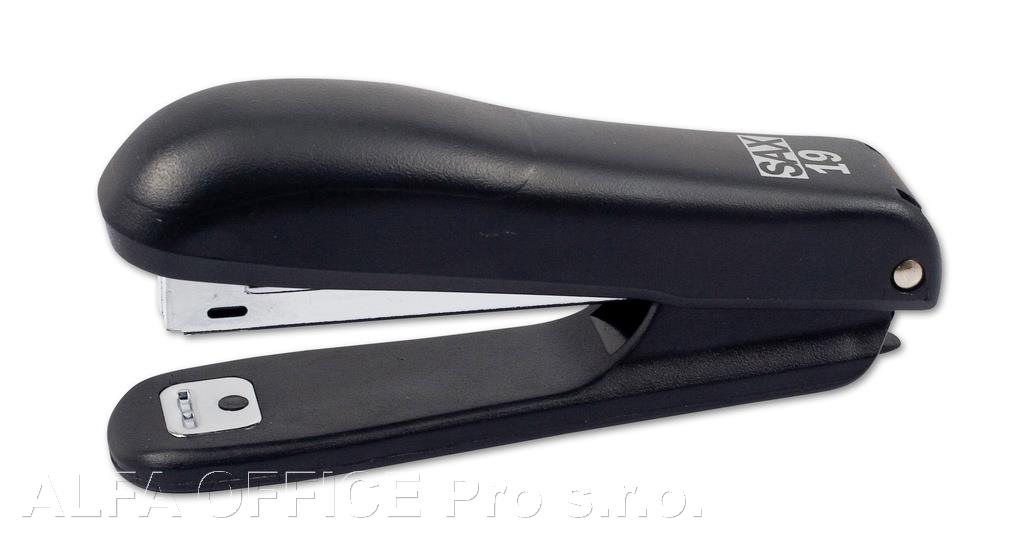 Kancelářský sešívač SAX 19 mini / černá - 10 listů
