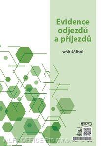 Evidence odjezdů a příjezdů, sešit A4, 48 llistů