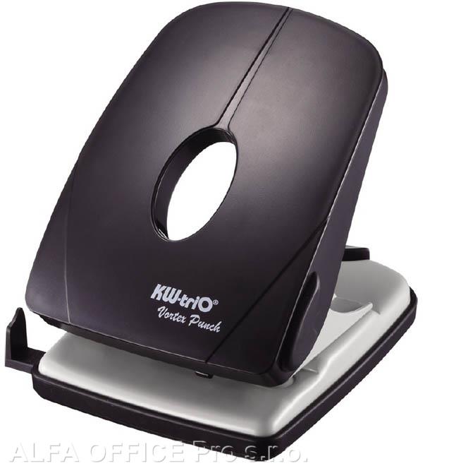 Kancelářský děrovač KW Trio Vortex 40 / černá - 40 listů