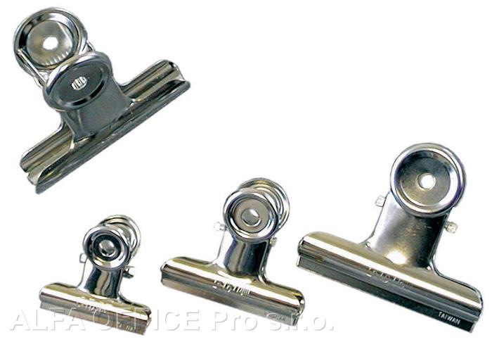 Klipy kovové stříbrné - 31 mm