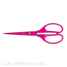 Nůžky Milan kancelářské růžová / 17 cm