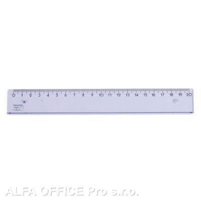 Pravítko 20 cm - transparentní