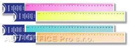 Pravítko 30 cm - ohebné / mix neon barev