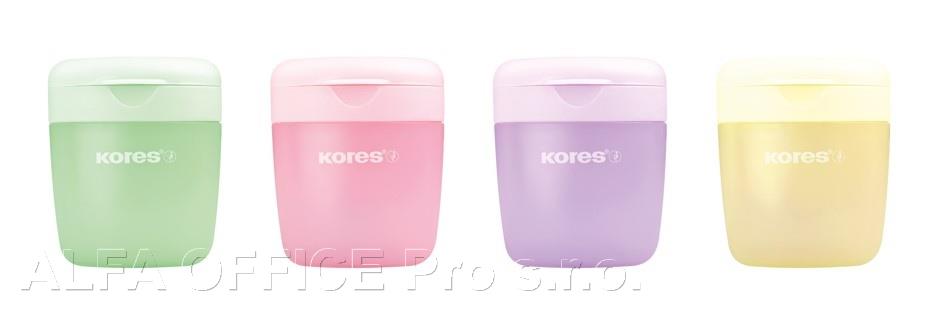 Ořezávátko Kores Deposito - pastelový mix